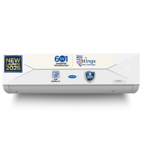 Carrier 1 Ton 3 Star Flexicool Inverter Split AC