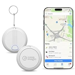 Case Magic G-Tag MFI Certified Bluetooth Item Finder | Apple Find My, iOS Only