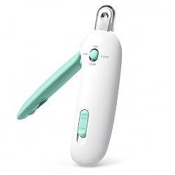 Cat Nail Clipper with Stainless Steel Blade Adjustable Size Guard and File