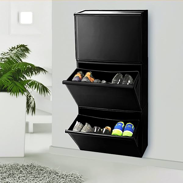 Cello Maple Plastic Multipurpose Shoe Rack (20D x 59.5W x 40H cm)