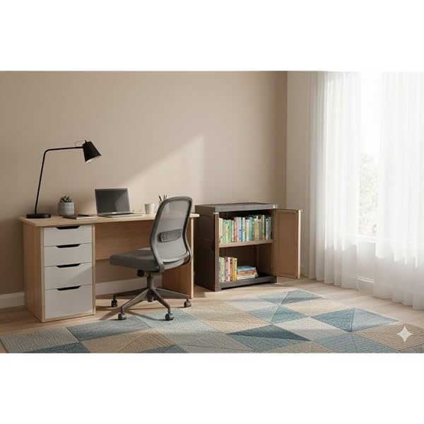 Cello Novelty Compact Plastic Bookshelf 2 Doors