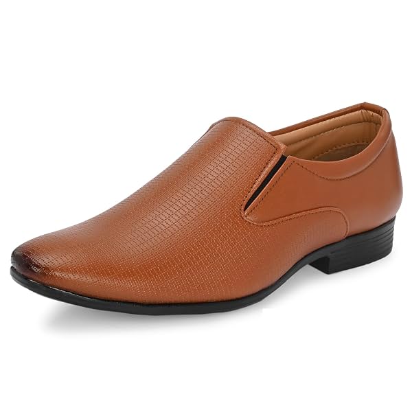 Centrino Mens Formal Shoe |Slip-On Men's Formal Shoe | Stylish Non-Lace Design