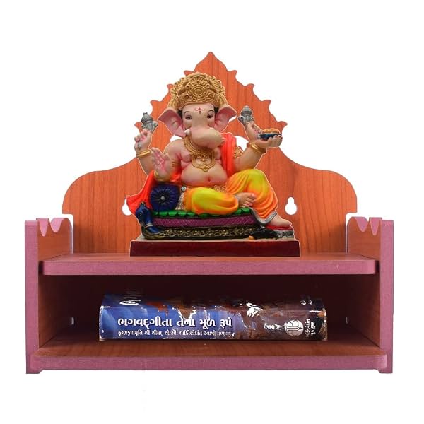Christian Wooden Wall Hanging Temple for Home and Shop,Office and Home showpiece