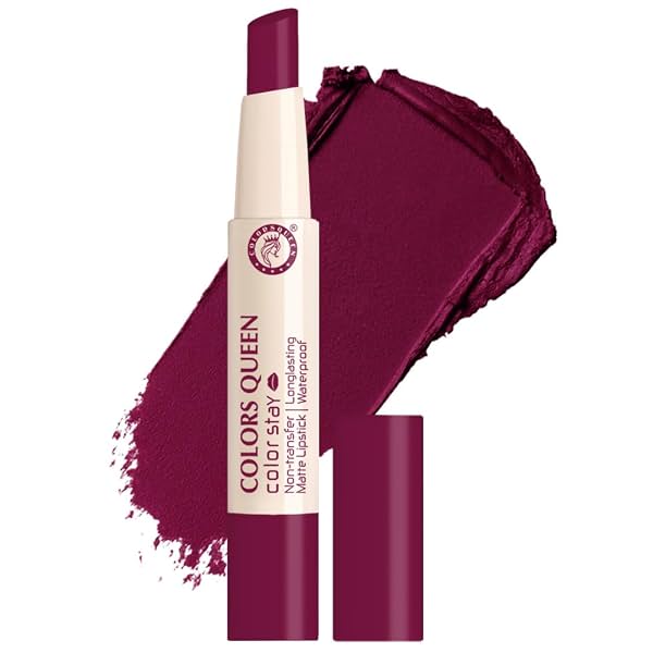 Colors Queen Color Stay Matte Lipstick | Highly Pigmented with Smooth One Swipe