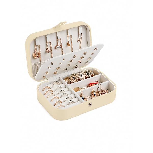 Cortina Jewellery Organiser PU Leather Zipper