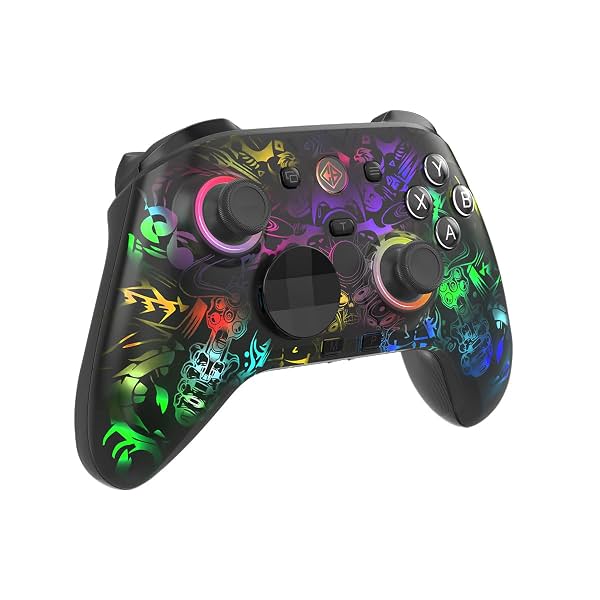Cosmic Byte Lumora Tri-Mode Controller with Stealth Black RGB-Reveal Design