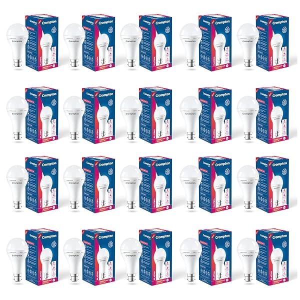Crompton 8.5W Emergency LED Bulb Backup Inverter Pack of 20