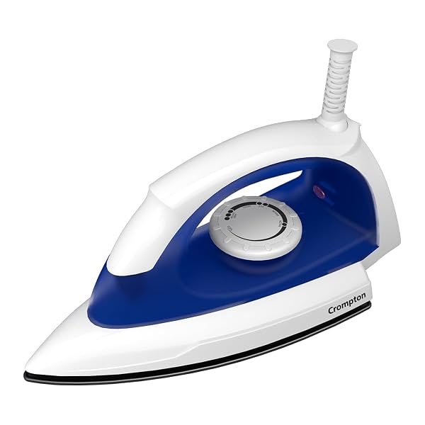 Crompton Glideo 1000 W Dry Iron with Non-Stick Soleplate