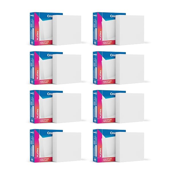 Crompton Platina Star Stylus Surface Panel 6W Square Cool Day Light | Pack of 8