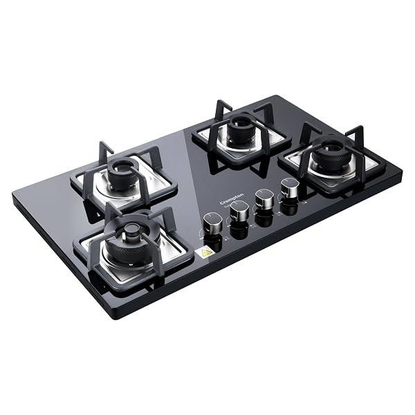 Crompton Superslim Hb TAB Super Slim 78 cm 4Br MBLK Tablet Hob With Toughened