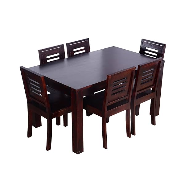 Custom Decor Winsome Groveland Square Dining Table & 6 Chairs (7-Piece Set)