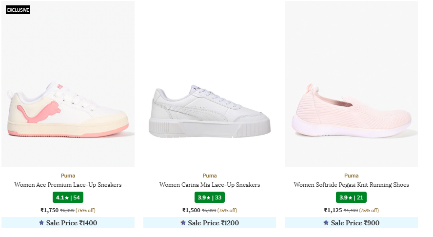 D2C Fashion at minimum 63% Discount