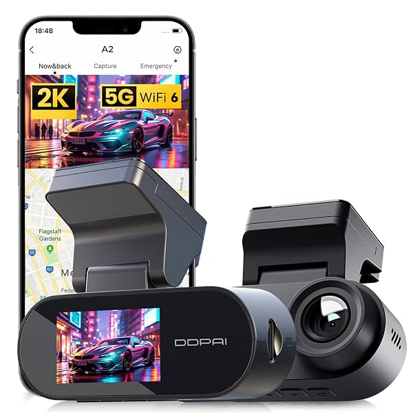 DDPAI Dash Cam for Car with Screen [2026 Edition] 2K QHD Front Camera | ADAS