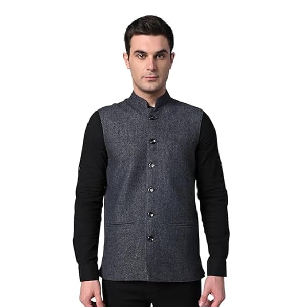 DEIFIC Men's Export-Quality Indian Traditional Nehru Jacket