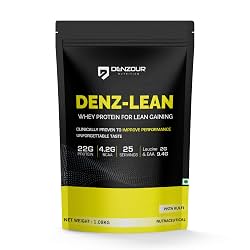 DENZOUR NUTRITION Denz-Lean Whey Protein - Pista Kulfi, 1Kg (25 Servings)
