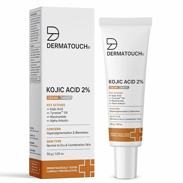 DERMATOUCH Kojic Acid 2% Brightening Cream, 30g