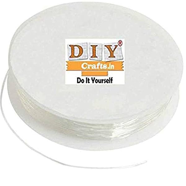 DIY Crafts Pack Of 1 Roll, Stretchy Elastic Thread