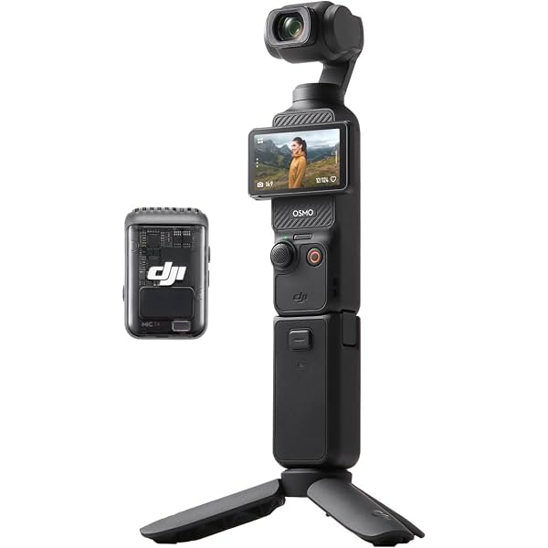 DJI Osmo Pocket 3 Creator Combo Vlogging Camera with 1'' CMOS & 4K/120fps Video