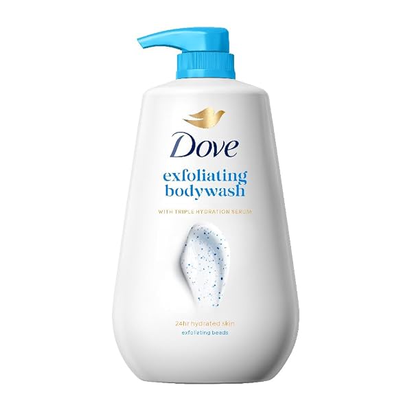 DOVE Exfoliating Bodywash (825ml)