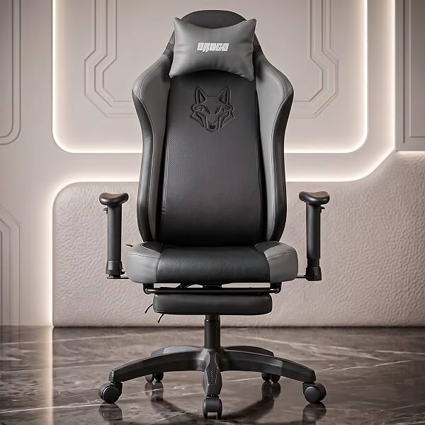 DROGO Alpha-X Ergonomic Gaming Chair with Footrest 135 Degree Recline 2D Padded Armrest