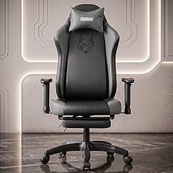 DROGO Alpha-X Ergonomic Gaming Chair with Footrest 135 Degree Recline 2D Padded Armrest