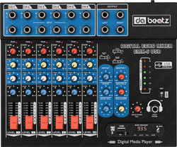 Da.Beatz. Professional 6-Channel mixer EMM-6 Digital Sound Mixer & Audio