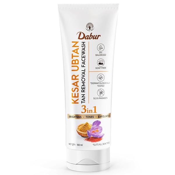 Dabur Kesar Ubtan Face Wash (100ml)