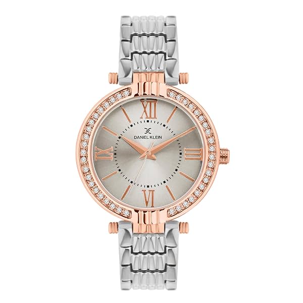 Daniel Klein Analog Silver Round Dial Watch