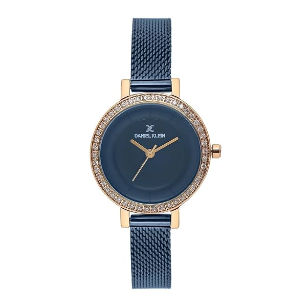 Daniel Klein Analogue Women's Watch Blue Dial Blue Strap