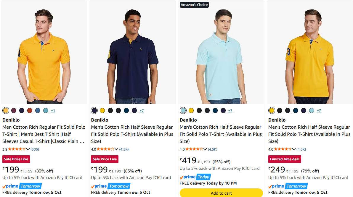 Deniklo at minimum 40% Discount