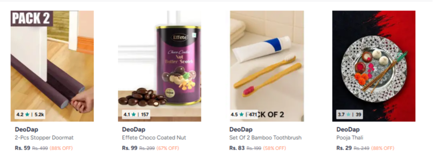 Deodap at up to 88% Discount