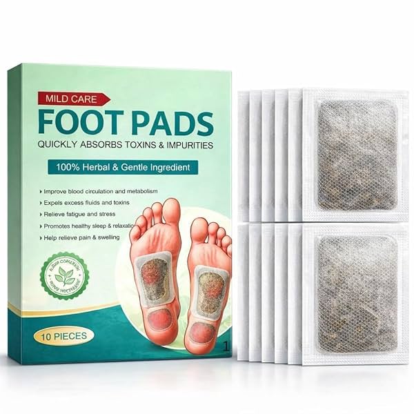 Detox Foot Patches Overnight Bamboo 10PCS Vinegar