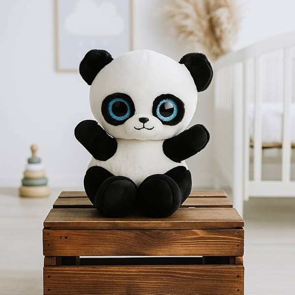 Dimpy Stuff Panda Stuffed Animal – 23 cm (9")