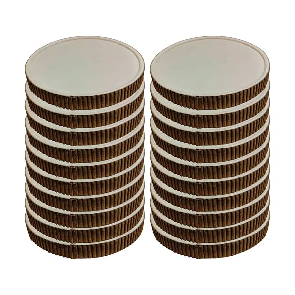 Disposable Lid Only for 750ml Ripple Paper Food Containers - Pack of 20