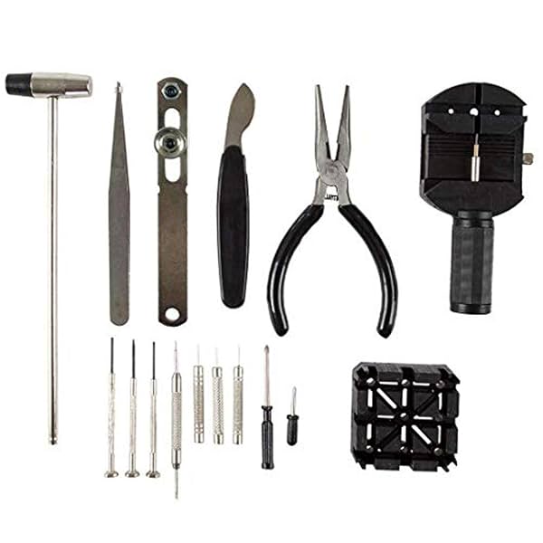 Diy Crafts 16-Piece Watch Repair Tool Kit