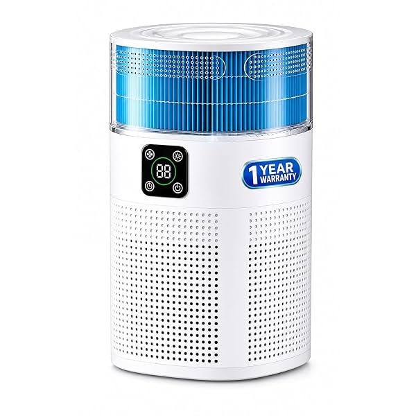 Docoss 2 in 1 Air Purifier & Humidifier for Home & Office with Digital Display