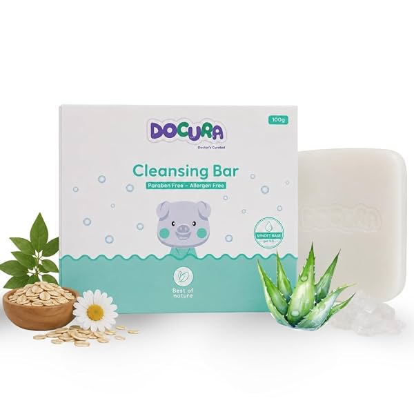 Docura Baby Cleansing Bar pH 5.5 Soap-Free Sensitive Skin