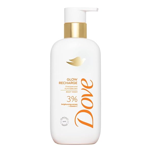 Dove Glow Recharge Body Wash (3% Serum + Vitamin C, 