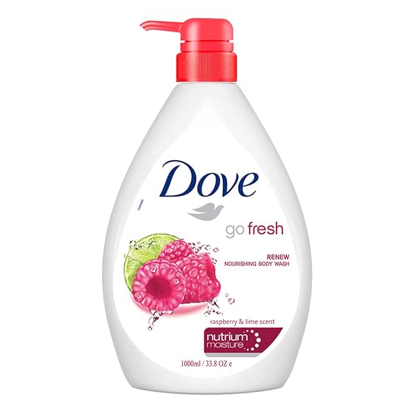 Dove Renewing Raspberry Body Wash 1L
