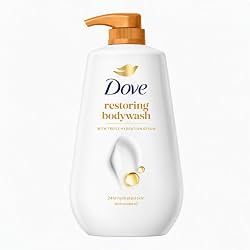 Dove Restoring Body Wash with Triple Hydration Serum for Soft, Hydrated Skin