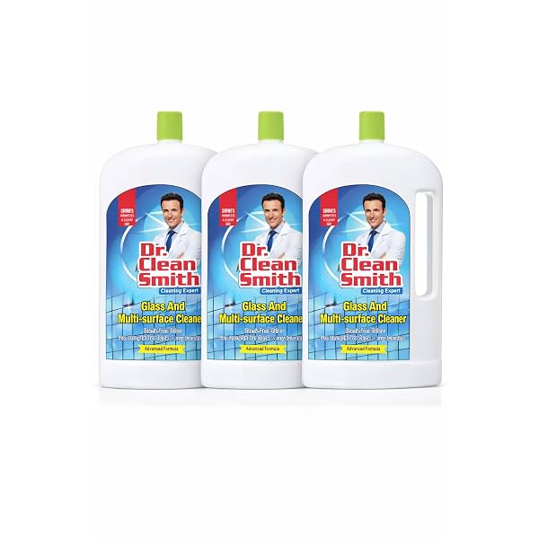 Dr. CleanSmith 1 Ltr (Pack of 3) Glass and Surface Cleaner