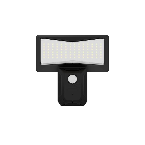 Dylect Eco Solar Outdoor Wall Light with Remote (Cool White)