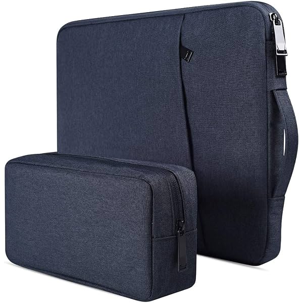 Dynotrek 17.3-inch Laptop Sleeve Case with Charger Pouch