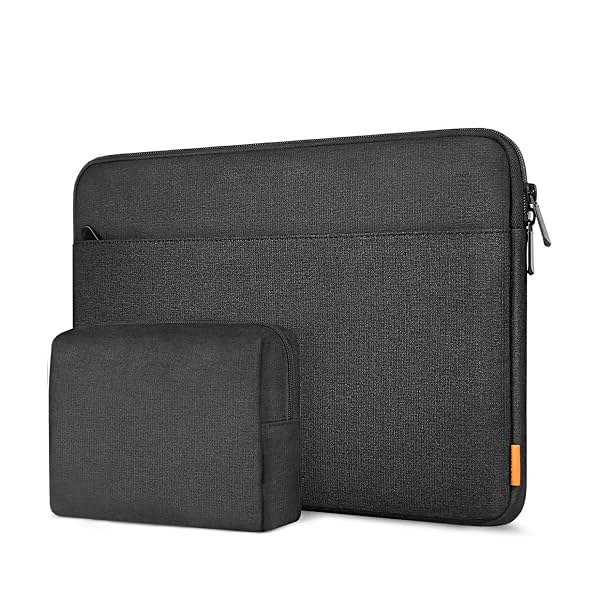 Dynotrek Protector 15.6 inch Laptop Sleeve Case, with Charger Pouch Shockproof Protective Notebook Cover, Accessory Pock