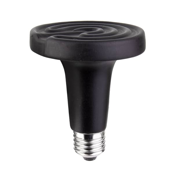ECOMISTIQ® E27 Reptile Heat Lamp Infrared Heater Light Bulb