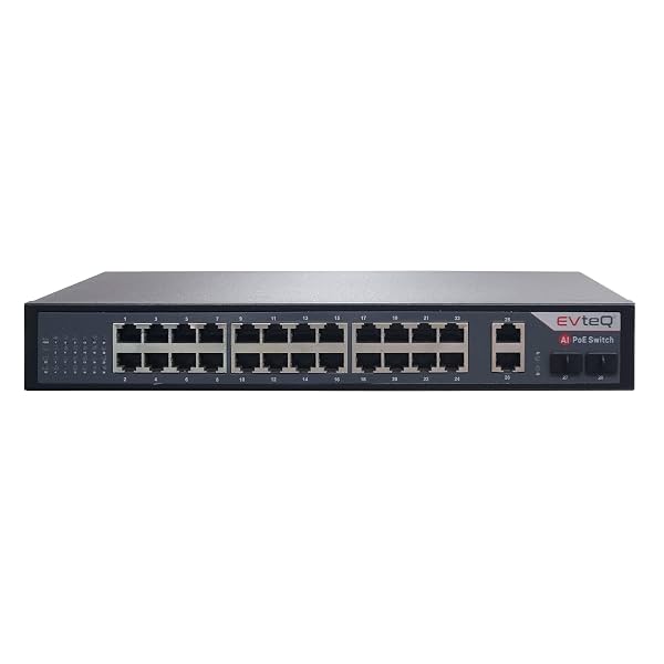 EVteQ 24-Port Gigabit PoE Switch