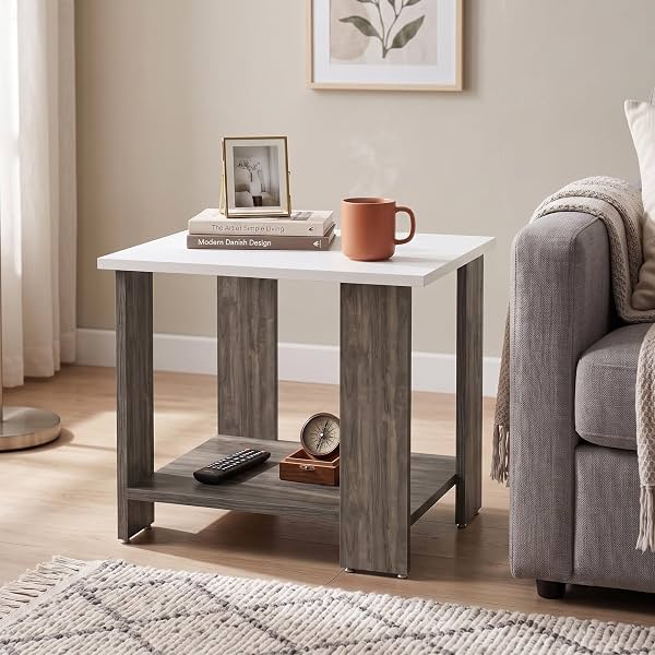 Echo 2-Tier Center Table & Side Table