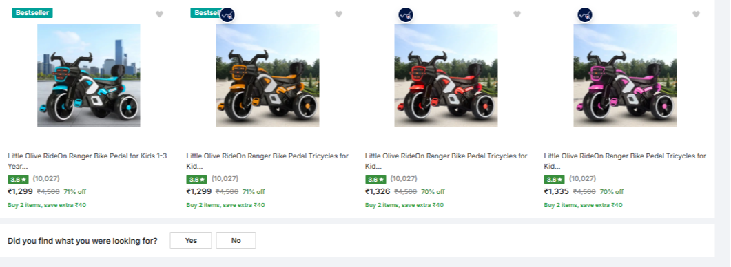 Electric Rideons at minimum 71% Discount