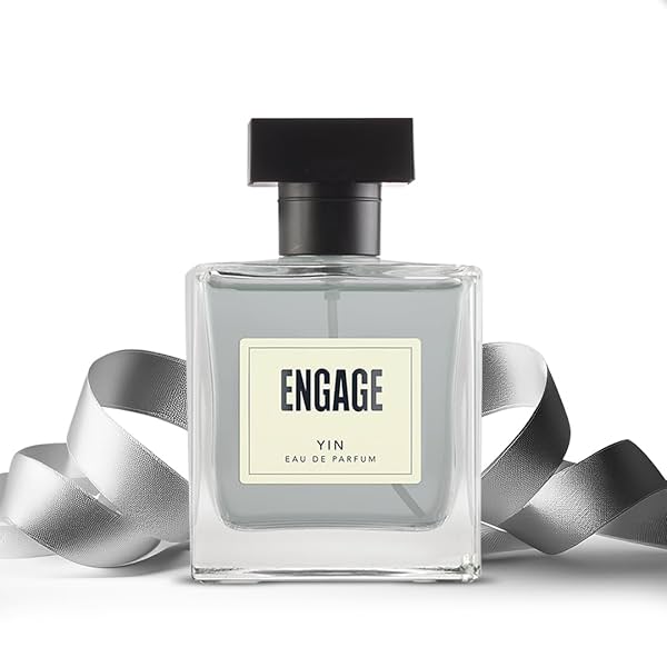 Engage Yin Eau De Parfum for Men, Fruity and Floral, Skin Friendly and Long Lasting, 100ml