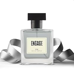 Engage Yin Eau De Parfum for Men, Fruity and Floral, Skin Friendly and Long Lasting, 100ml
